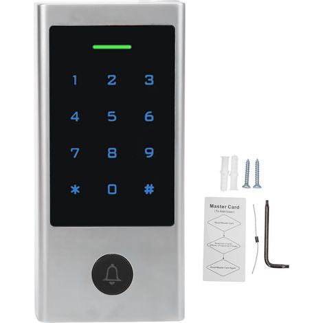 Badge RFID 125KHz Wiegand26-44 étanche pour contrôle d'accès, déverrouillage par mot de passe, compatible Tuya Bluetooth (1/5)