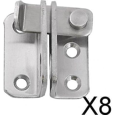 Outil de verrouillage de porte, loquet en acier inoxydable épais, boucle de porte, grande boucle, porte antivol, porte en bois (1/5)