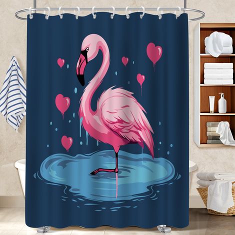 Rideau polyester pour douche 180x180 stylé protection douche pour nouvelle déco pour la rentrée (1/5)