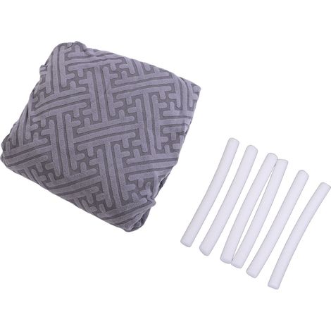 Copridivano elasticizzato in jacquard 3D, protettivo per mobili, lavabile, antiscivolo, adatto agli animali domestici, grigio tinta unita, quadrupla misura da 92,52 a 118,11 pollici. (1/2)