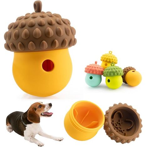 Giocattolo interattivo staccabile per cani per distrazione, terapia alimentare, distribuzione del cibo, intrattenimento e arricchimento, per k (1/5)