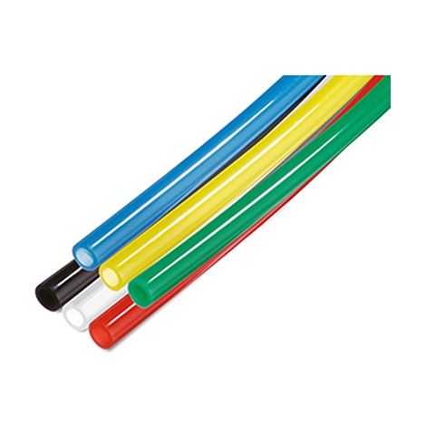 Tuyau à air SMC, 8mm x 6mm x 100m Jaune en Nylon ( Prix pour 1 )