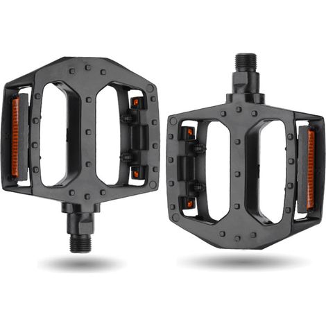 Pédales de Cyclisme en Alliage d'Aluminium - VTT Étanches Avec Bandes Réfléchissantes - Plates-Formes et Accessoires de Vélo de Montagne (1/5)