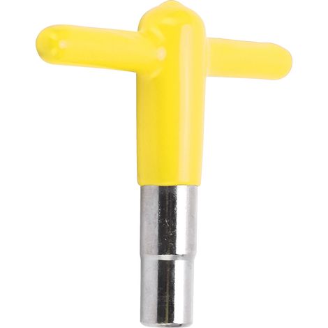 Clé d'accordage en forme de T pour batterie, poignée en silicone, accessoires pour instruments de musique DT-08Jaune (1/5)
