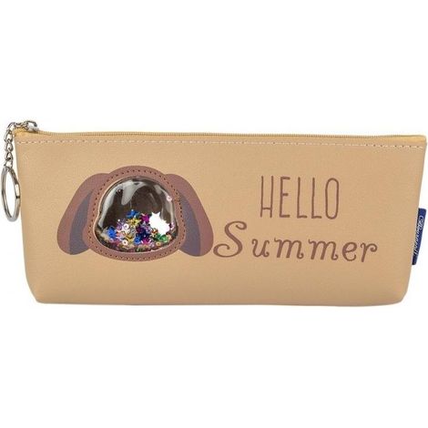 Estuche para lápices Brown Dog Hola verano fresco