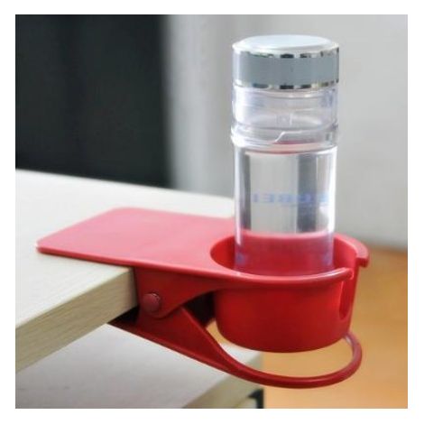 Lot de 2 supports latéraux pour bouteilles et verres, clips de rangement DIY pour bureau et cuisine
