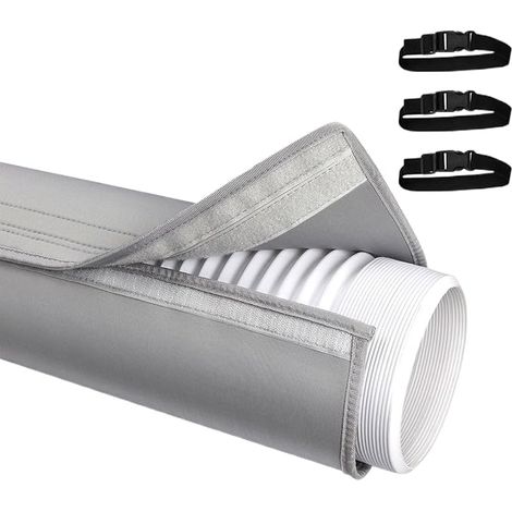 Housse de tuyau AC, protection anti-poussière Manchon d'isolation de tuyau de climatisation, pour propriétaire, locataire, technicien, bailleur, bricoleur, installateur, maison, bureau, école (1/5)