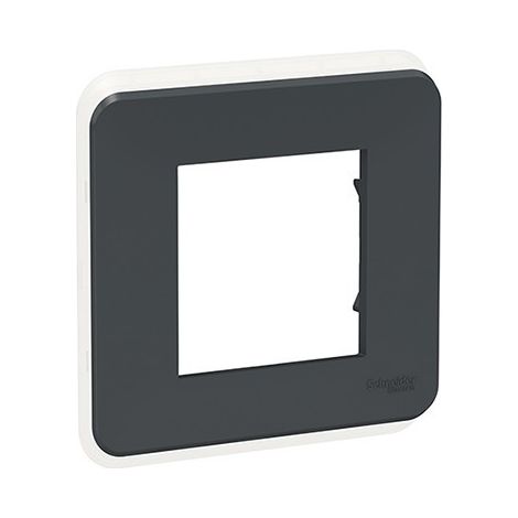 Unica Pro - plaque de finition - Anthracite - 1 poste (NU400254)
