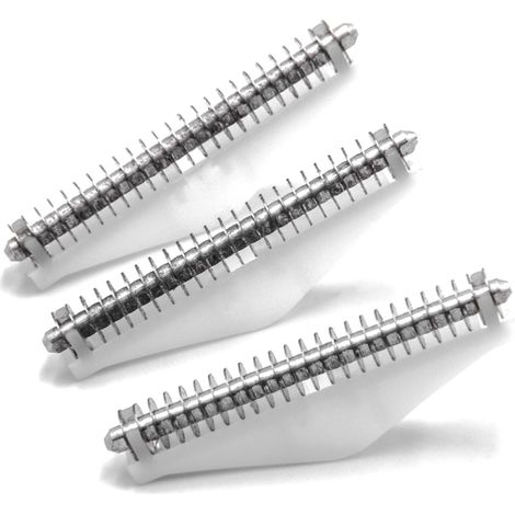 vhbw Klingenblock kompatibel mit Remington MS3-4000, MS3-4500, MS3-4700, RS8503 Rasierer, Silber