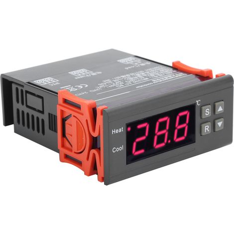 Thermostat électronique à affichage numérique double sortie pour chauffage au sol AC200V (1/5)