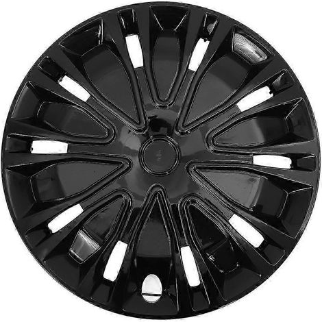 Cache-moyeu décoratif, protecteur et étanche pour voiture, 13 pouces, noir, 1 pièce (1/3)