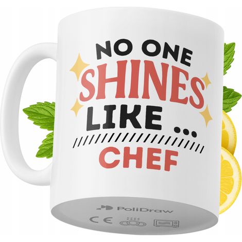 Tazza da caffè/tè divertente e umoristica per chef, ideale per compleanni, onomastici e festività. Tazza premium per occasioni speciali, perfetta per casa, ufficio e lavoro. Bianca, 330 ml. (1/5)
