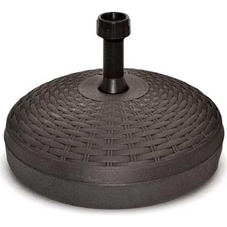 Base Ombrelloni Plastica Antracite Rattan Adriatic (1/8)