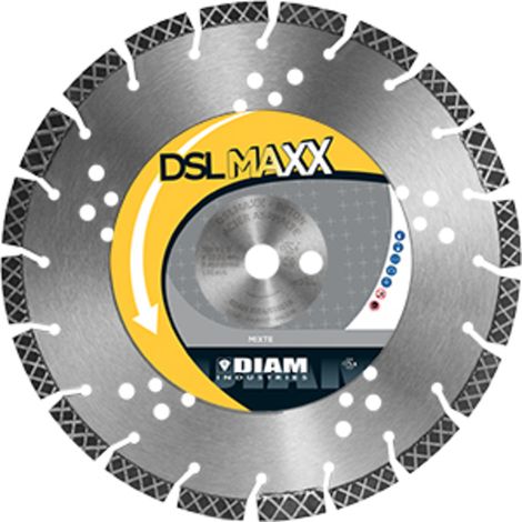 Diamanttrennscheibe DIAM INDUSTRIES Ø450/25,4 gemischt - DSLMAXX45025