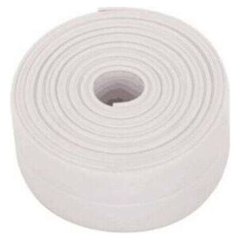Pair 1PC(Blanche)Rouleaux Bande d'étanchéité Imperméable,Joint Salle de Bain,PVC Ruban de Calfeutrage Autocollant pour Cuisine,Toilettes WC,Baignoire (1/5)