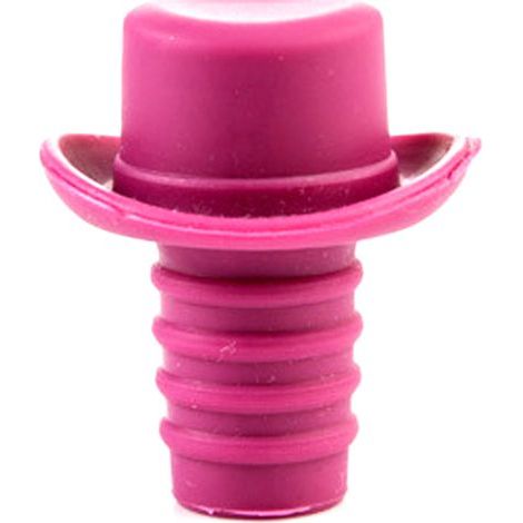 Bouchon de bouteille en silicone pour vin et bière, chapeau de bouchon amusant, jaune vif (1/3)