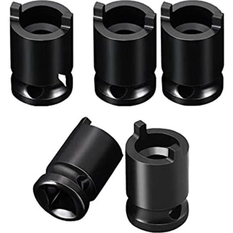 Clé à Douille pour Meuleuse D'Angle 5 PièCes, Manchon de Retrait de Plaque de Pression pour Meuleuse D'Angle, Adaptateur de Clé à Douille pour Meuleuse D'Angle en Acier (1/3)