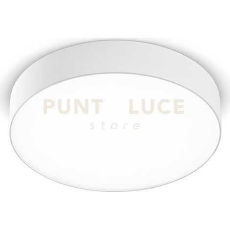 Plafoniera GPL262C in alluminio bianco opaco 30W LED integrato 3000K luce calda - Gealuce Design Moderno per Illuminazione Interni