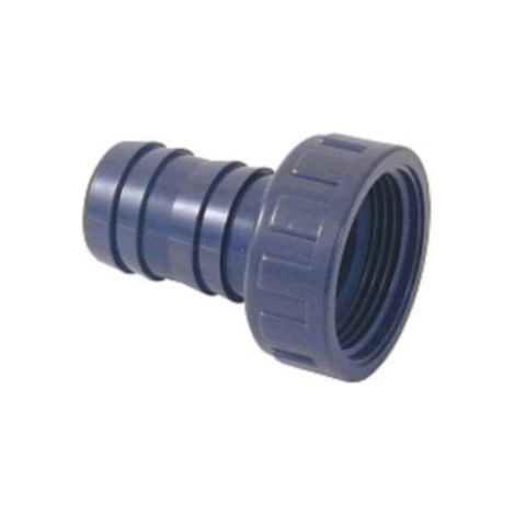 embout cannelé 18mm avec union femelle à visser 3/4"
