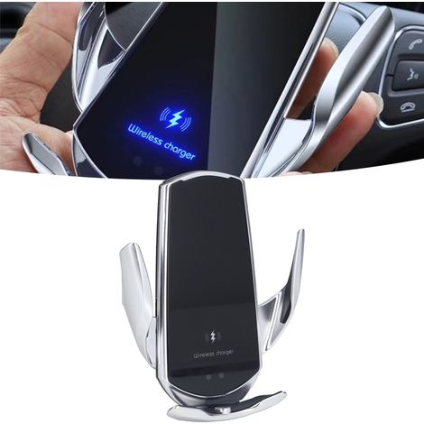 Autoladegerät mit Unterstützung für intelligentes, kabelloses Laden per Infrarot und Typ-C-Magnetanschluss: Sensor aus PC, ABS, Silikon und Silber (1/5)
