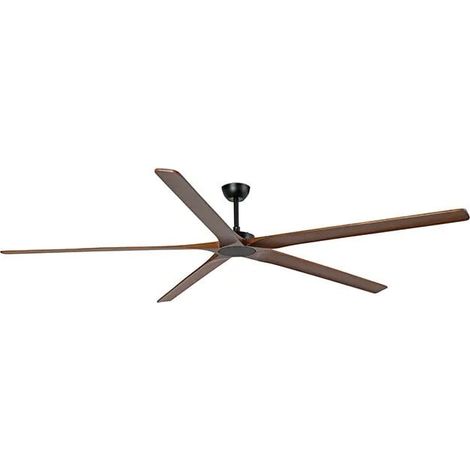 BIGWOOD 24 Schwarzer Deckenventilator ohne Licht 34192 (1/3)