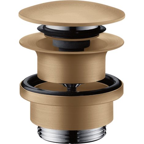 Válvula de desagüe AXOR de hansgrohe, con orificio de rebose,