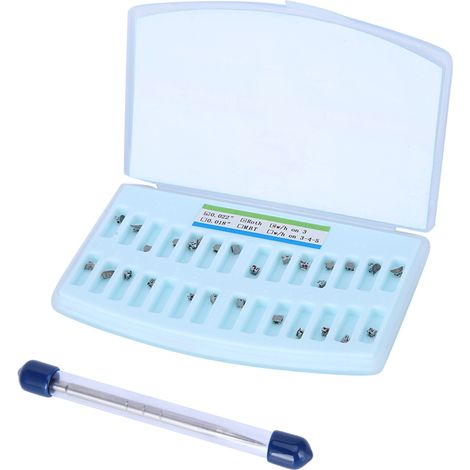 Brackets orthodontiques auto-ligaturants actifs Mini Roth 0.022" à crochet - Lot de 3 pour appareil dentaire (1/5)