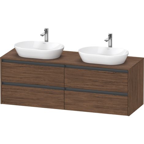 Duravit Ketho.2 bâti-support de lavabo sur console suspendu, (1/2)
