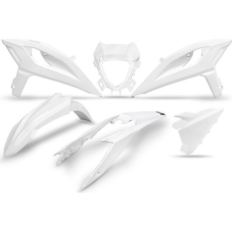 UFO 2025/11 SET DI PLASTICA BETA RR 250 / 300 / 350 / 400 / 450 '25-'26 COLORE BIANCO