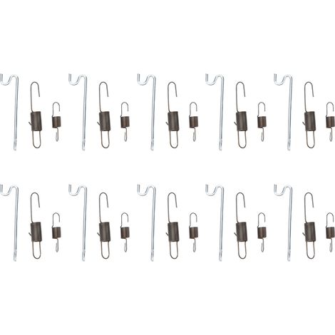 10 Sets Throttle Return Spring Alloy Governor Rod Accessory Replacement Part Set Kit