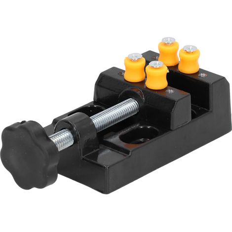 Étau de perçage en aluminium léger, serre-joint compact pour établi de bricolage et modélisme. (1/5)