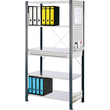Kappes ®RasterPlan Steckregale 2000x1000x500mm Modell 2 anthrazitgrau