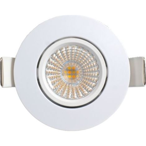 Spot blanc encastré orientable LED 6W RT 2012/RE2020 IP65 - IICSEN (1/5)