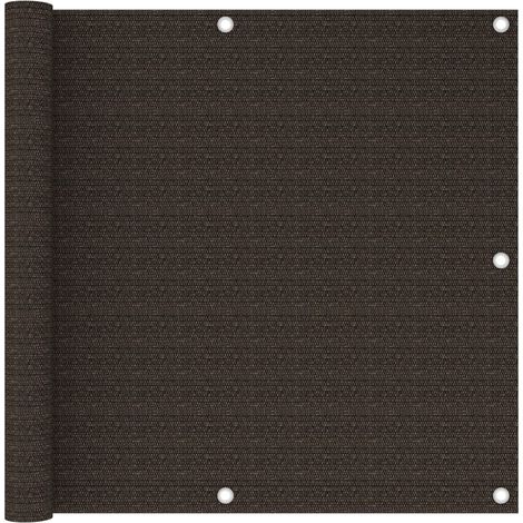 FIMEI Écran de balcon Marron 90x300 cm PEHD (1/5)