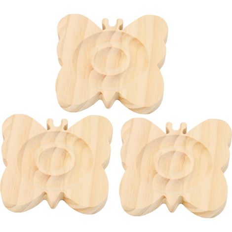 3-teiliges Schmuckset aus Massivholz, dekorativer, glatter Armbandständer, Perlenablage (1/5)