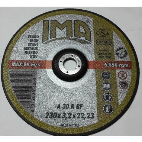 ITALMEDIA Disco Ferro Grande 230X3