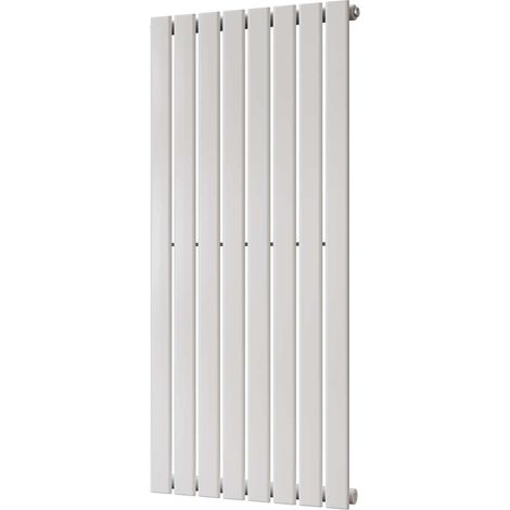 Typhoon - White Vertical Radiator H1200mm x W544mm Single Panel (1/3)