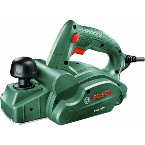 Bosch cepillo eléctrico PHO 1500 (550 W, anchura de cepillado: 82 mm, profundidad de corte: 0-1,5 mm, profundidad de rebaje: 0-8 mm)