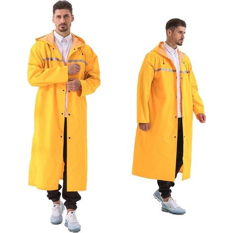 Imperméable 100% imperméable, unisexe, plusieurs tailles et couleurs, usage extérieur, résistant aux déchirures, durable, XL. (1/2)