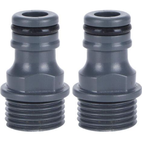 (2er-Pack) Schnellkupplung für Gartenschlauch, PVC-Wasserschlauchverbinder, Wasserhahnadapter, Gartenbewässerungs-Waschmaschine