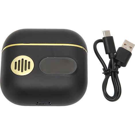Casque Bluetooth sport ultra autonomie réduction bruit écouteurs sans fil affichage LED pour exercice noir écouteurs sportifs longue tenue (1/5)
