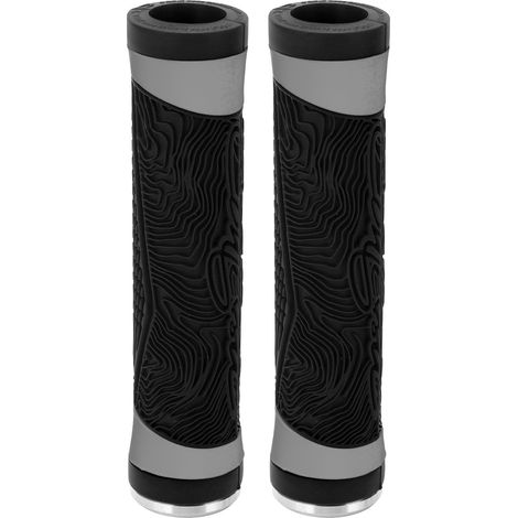Poignées en silicone noir pour guidon VTT, embouts de guidon plat, bouchons d’extrémité pour vélo, couvre-poignées antidérapantes (1/5)
