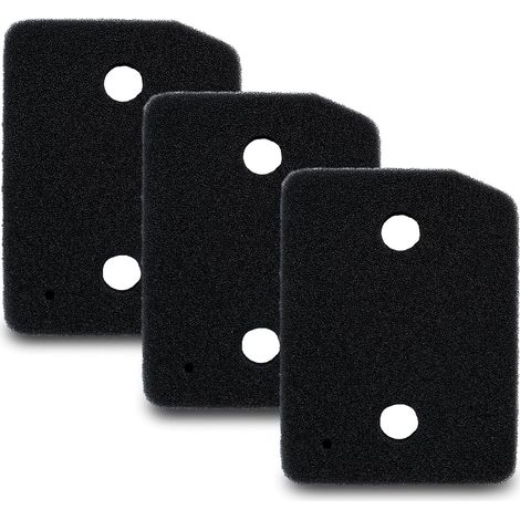 Filtre Sèche-Linge - Lot de 3 - Mousse - Compatible Miele 9164761 - Pour Pompe à Chaleur et Condensation - 207x157x30 mm (1/5)