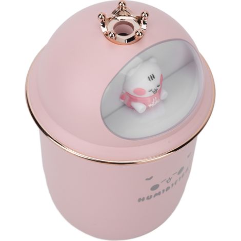 Humidificateur Portable USB 350ml - Brume Fraîche pour Bureau, Voiture et Nuit, Silencieux avec Veilleuse (1/5)