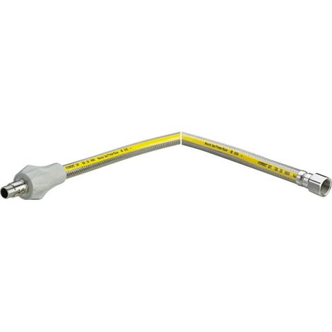 Viega Profipress G Tuyau flexible de prise de gaz, Rp 1/2, L 1250 plastique, acier inoxydable Modèle G2023, 531935