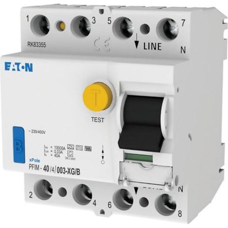 Interruttore differenziale Eaton PFIM 40 4 Bianco