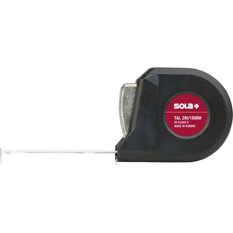 Sola - Cinta métrica (longitud: 3 m, ancho: 16 mm)