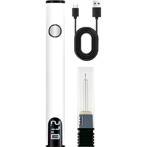 Kit di saldatura di ferro wireless, penna di saldatura, tensione, riscaldamento veloce, strumento ricaricabile con display digitale a LED (1/5)