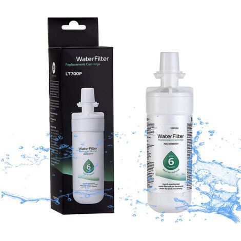 Pièces détachées pour réfrigérateur LT700P - Filtre à eau de remplacement pour réfrigérateur, capacité de 6 mois/200 gallons (NSF42 et NSF53) ADQ36006101, ADQ36006113, ADQ75795103 ou AGF80300702, blan (1/3)