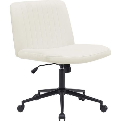 Bürostuhl Kingman creme Samt
